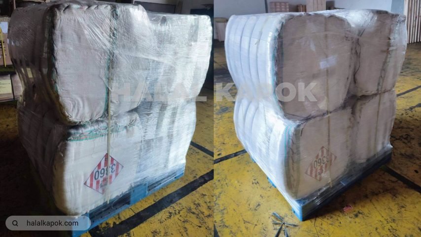 halalkapok LCL kapok fiber Warehouse Surabaya 720p watermark fx stilllive artificial tiny